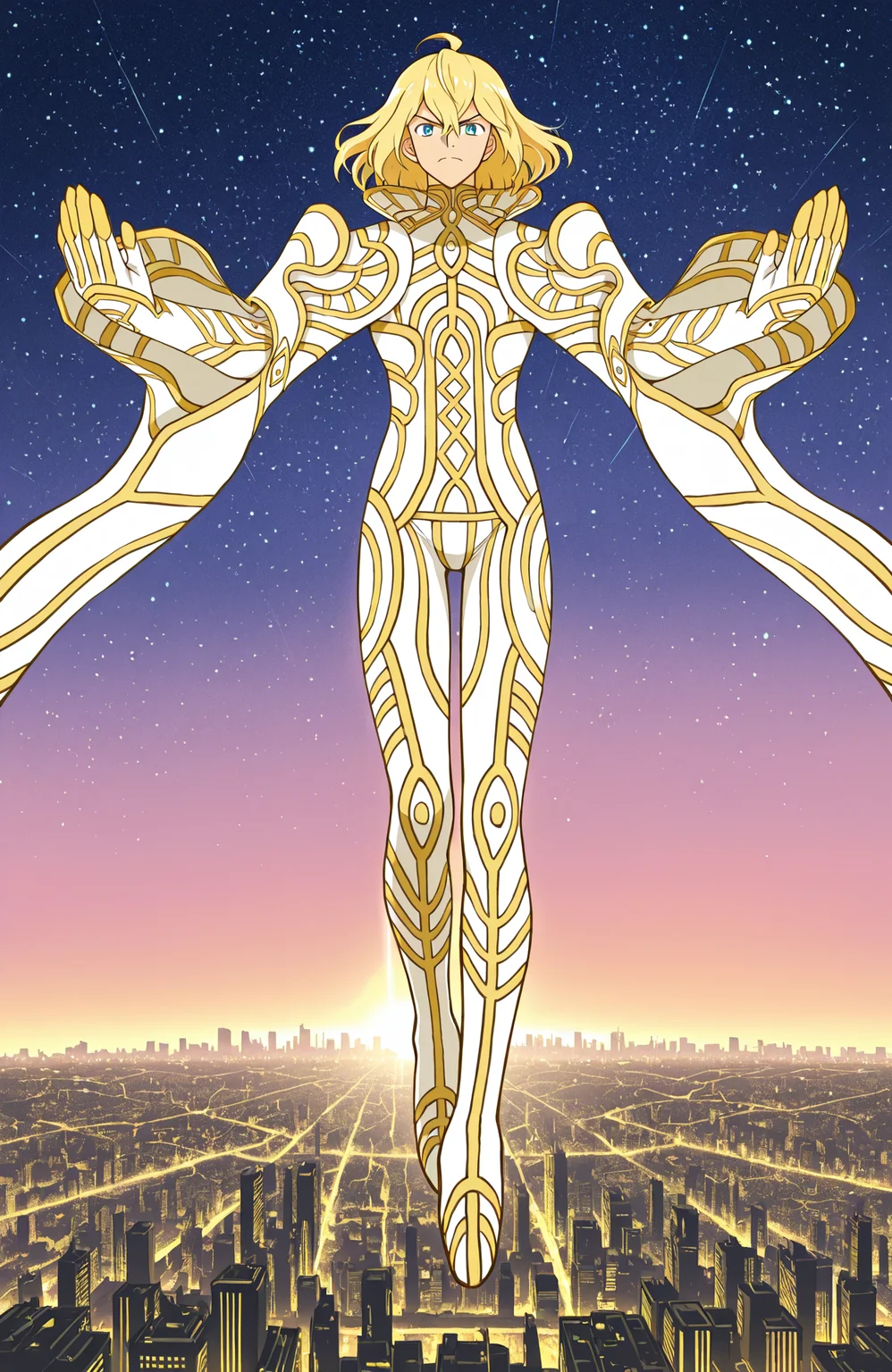 zanza_outfit, 
zanza,
straight-on,
dynamic pose,
fighting stance, 
anime style,
detailed landscape, cityscape, perspective, cinematic lighting, starry sky, gradient sky,
<lora:[Char - IL] Xenoblade - Zanza [+Clothes] (R1E14):1>