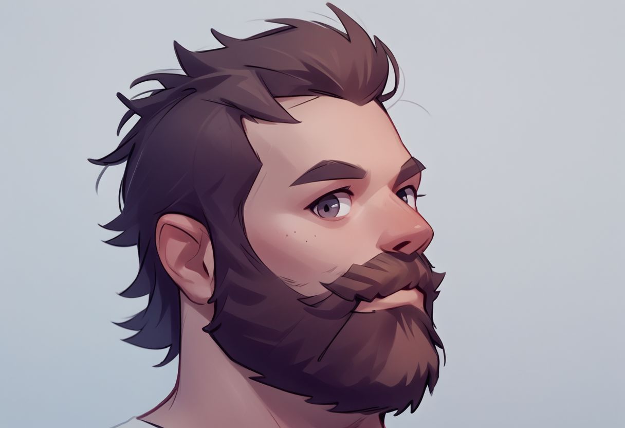score_9, score_8_up, score_7_up, score_6_up, score_5_up, score_4_up, source_ cartoon, gay, 1boy, solo, sexy, rugged, (beard:1.9), [muscular|(musclegut:1.3)], , [massive|(stocky:1.3)], front profile, portrait, (twakastyle:1.5), (mullet:1.5), looking at viewer