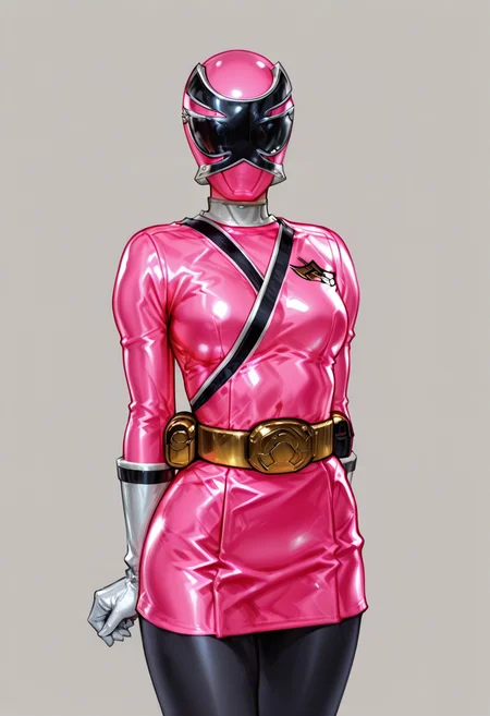 masterpiece, best quality, very aesthetic, absurdres,samurai_sentai_shinkenger, anime,
BREAK 1_girl, solo, shinken_pink(pink bodysuit, pink miniskirt, uniform, white gloves, black pantyhose, ), shinken, hands behind body,
BREAK <lora:AKinuNishimura_Style:1.0>, <lora:Smooth_Booster_v2:0.6>, good hand, <lora:Power_ranger_samurai__Illustrious:1>