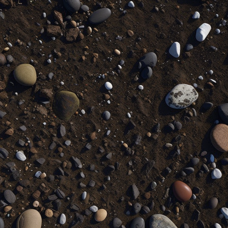 <lyco:Ground_texture_Sa_May:1.0> Ground texture soil and small stones