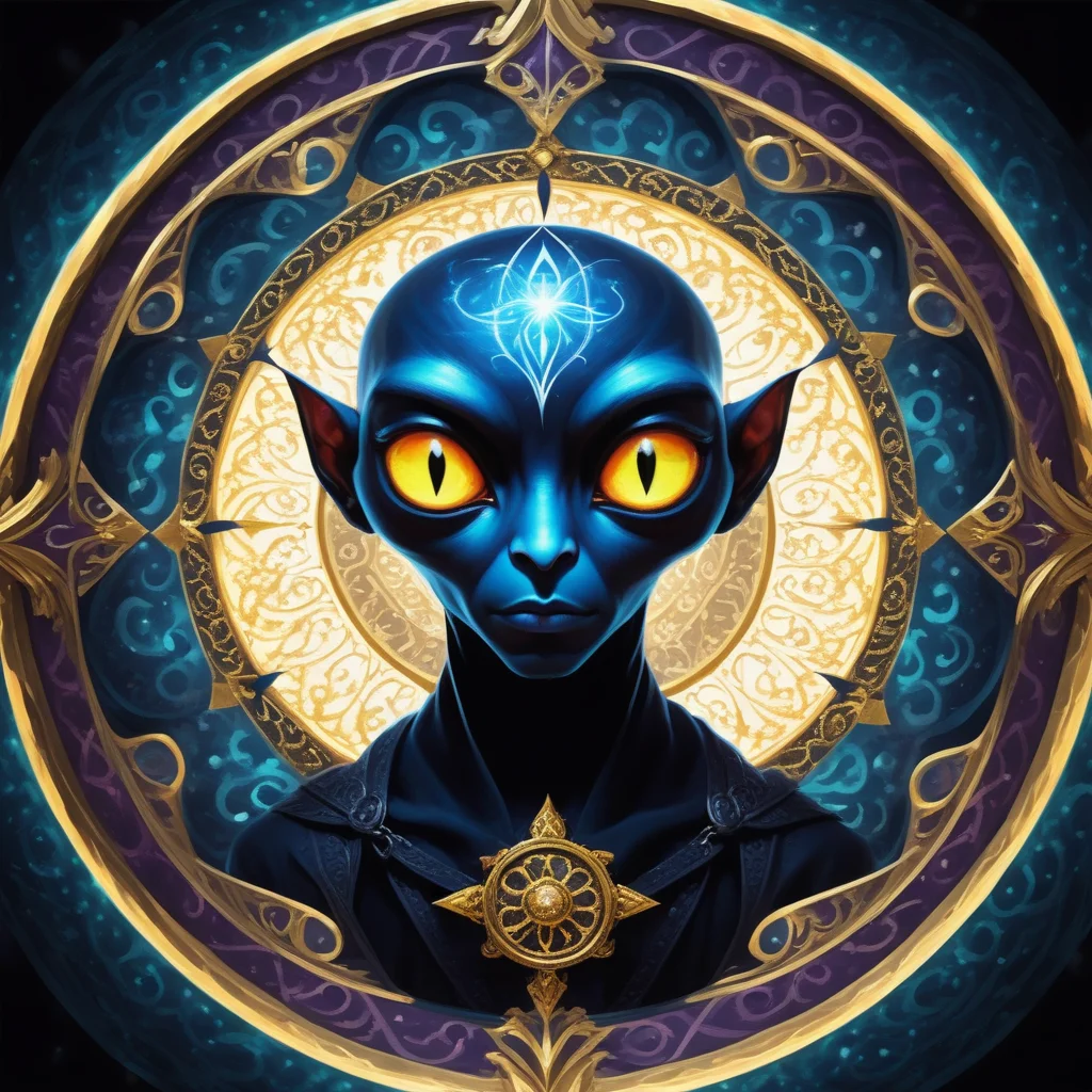 clock, glowing, hexagram, magic, magic circle, roman numeral, solo, yellow eyes