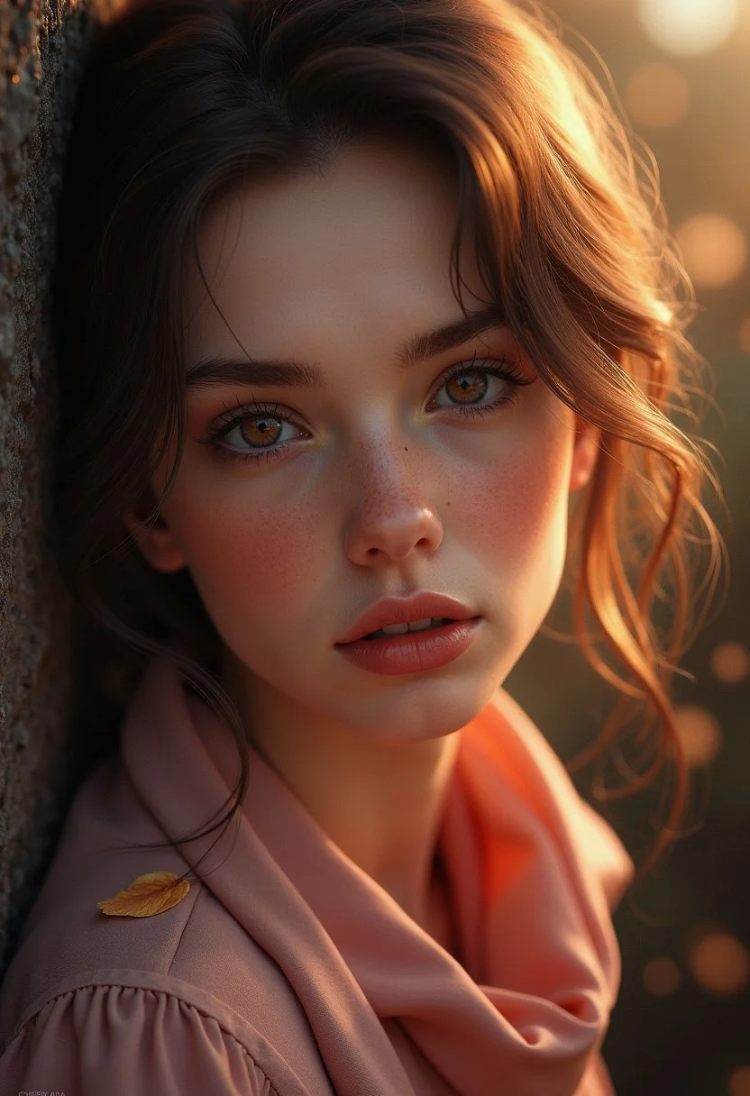 hyperrealistic digital painting by Jeremiah Ketner and Charlie Bowater and Stanley Artgerm and Thomas Saliot and J. Scott Campbell, shallow depth of field, bokeh