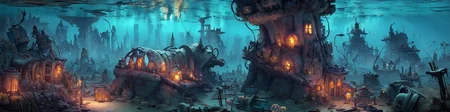 cityscape, <lora:Wasteland:0.66> Wasteland, the, and, with, wasteland, background, (darkness) , (at night) , 
, architecture, city of a landscape of a (sunken city, underwater, bubbles:1.3) , at Blue hour, intricate, realism, scene, (overwhelming:1.2) , (high details:1.0) , (Photorealistic:1.2) , subsurface scattering, (detailed background visible:1.2) , (crafted style) (detailed hyperrealism) , (At heart composition) , (captivating photograph:1.2)