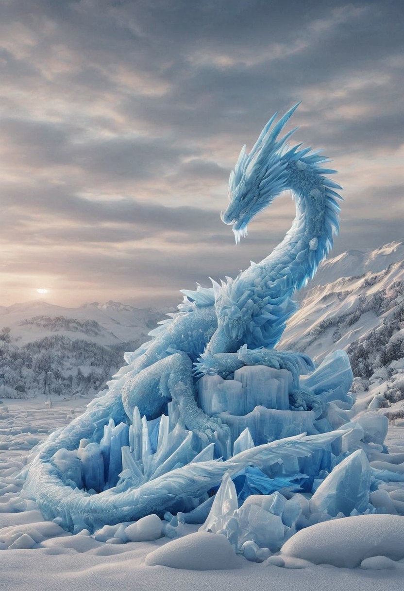 fr0stwrld, Ice, Snow, Dragon
