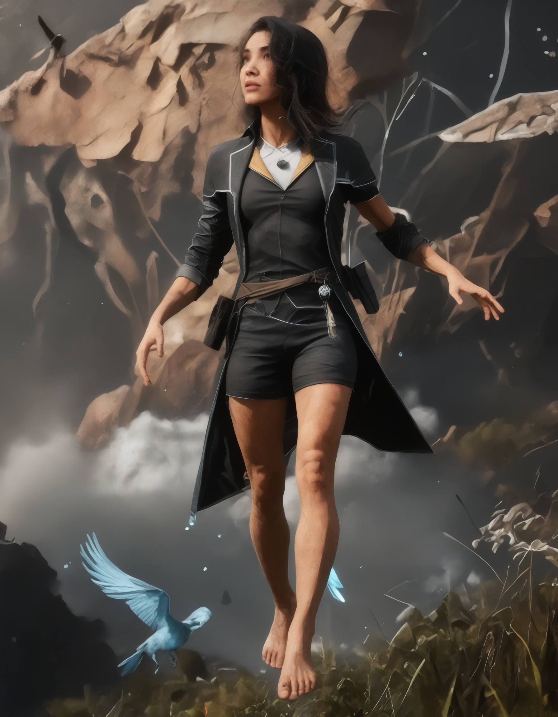 <lora:lune_expedition33_pony:1.4>,lune_expedition33, floating, barefoot