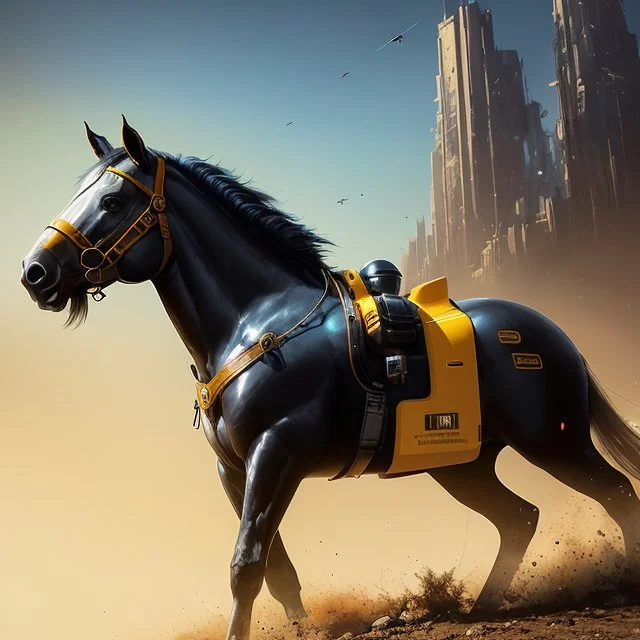 detailed (horse | beeez:0.8), matte oil painting, a sci-fi concept art painting by Jama Jurabaev and John Berkey, trending on artstation, highly detailed,8K, intricate, sci-fi, octane render, hyper detailed, realistic