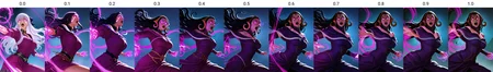 safe, masterpiece, very aesthetic, 1girl, liliana vess, mature female, markings, face markings, glowing markings, glowing eyes, open mouth, purple magic, purple dress, action shot, dramatic lighting
<lora:LilianaVess-MTG_NAIXL_v10:0.0>