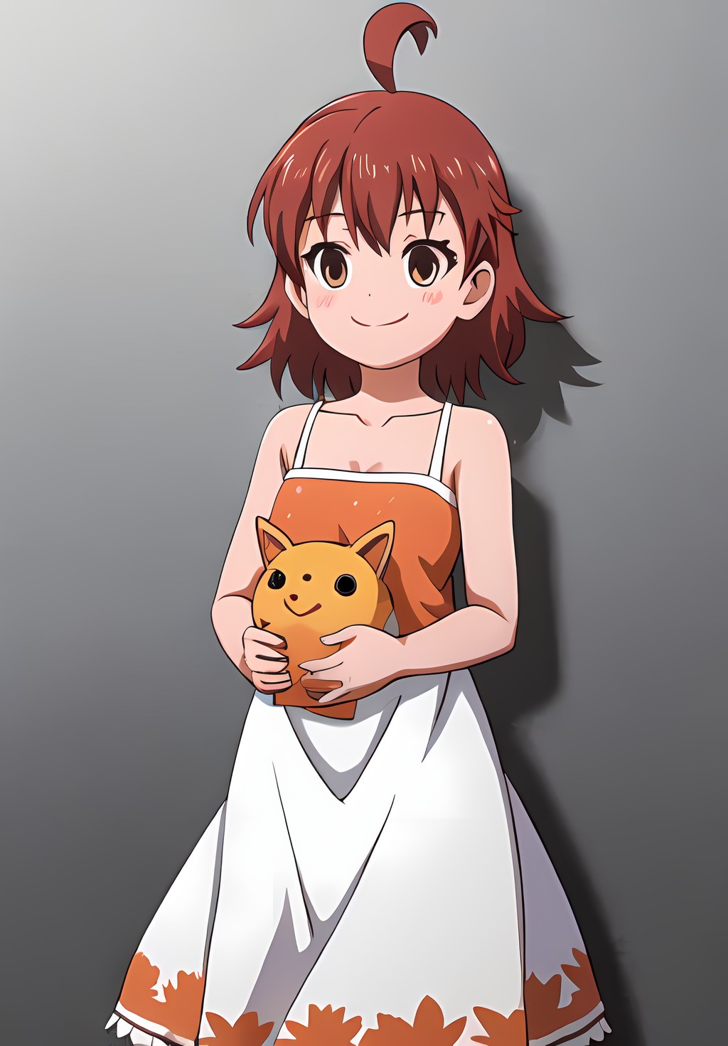<lora:IndexAndRailgun:0.6>, LastOrderDress, smile