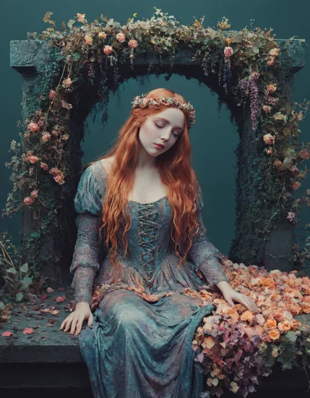 novuschroma style The Lady of Shalott <lora:104_novuschroma_1:1>