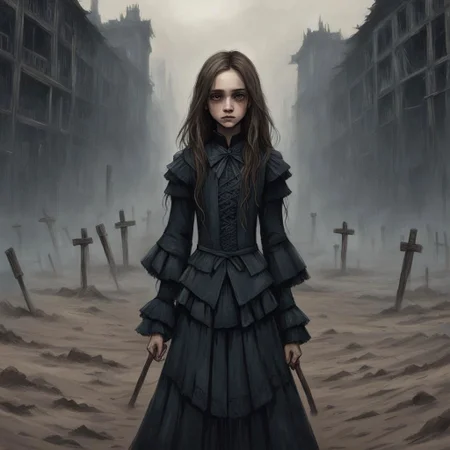 (((Ultra detailed, Megapixel)))
1girl, (((holding out a sign with number "THOU*ART*LOST"))), by charlie bowater and dan mumford and trevor Brown, hands, terror, gloomy, dark, blank face, no face, wasteland background, no mouth, no eyes, long hair