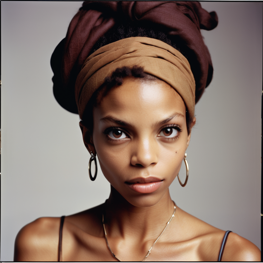 an analog photograph by patrick demarchelier of a young lady looking like Agnesxl3