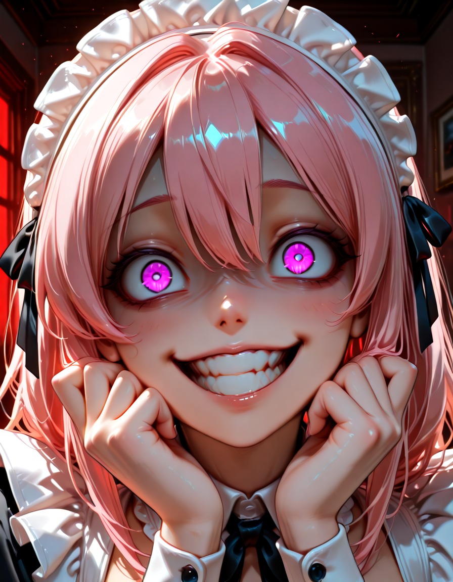 <lora:CivChan_NoobAI:1>,CivChan,crazy eyes, yandere, crazy grin, crazy expression
