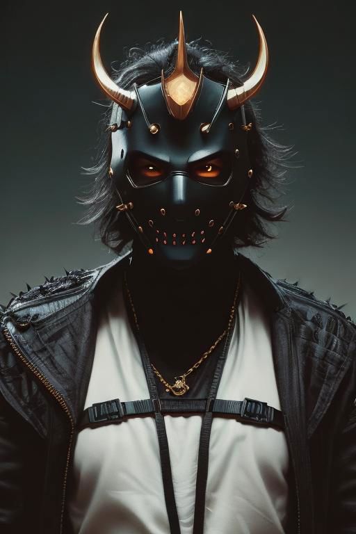 heromkr2023, 8k, uhd, best quality, masterpiece, full body, 1man, dingy masked hero, (((intimidating appearance))), thorns, (((dangerous))), (((cold night))), 5caryma5k, (((very scary))), Scythe, (((fresh out of hell))), macabre, scary mask, cursed