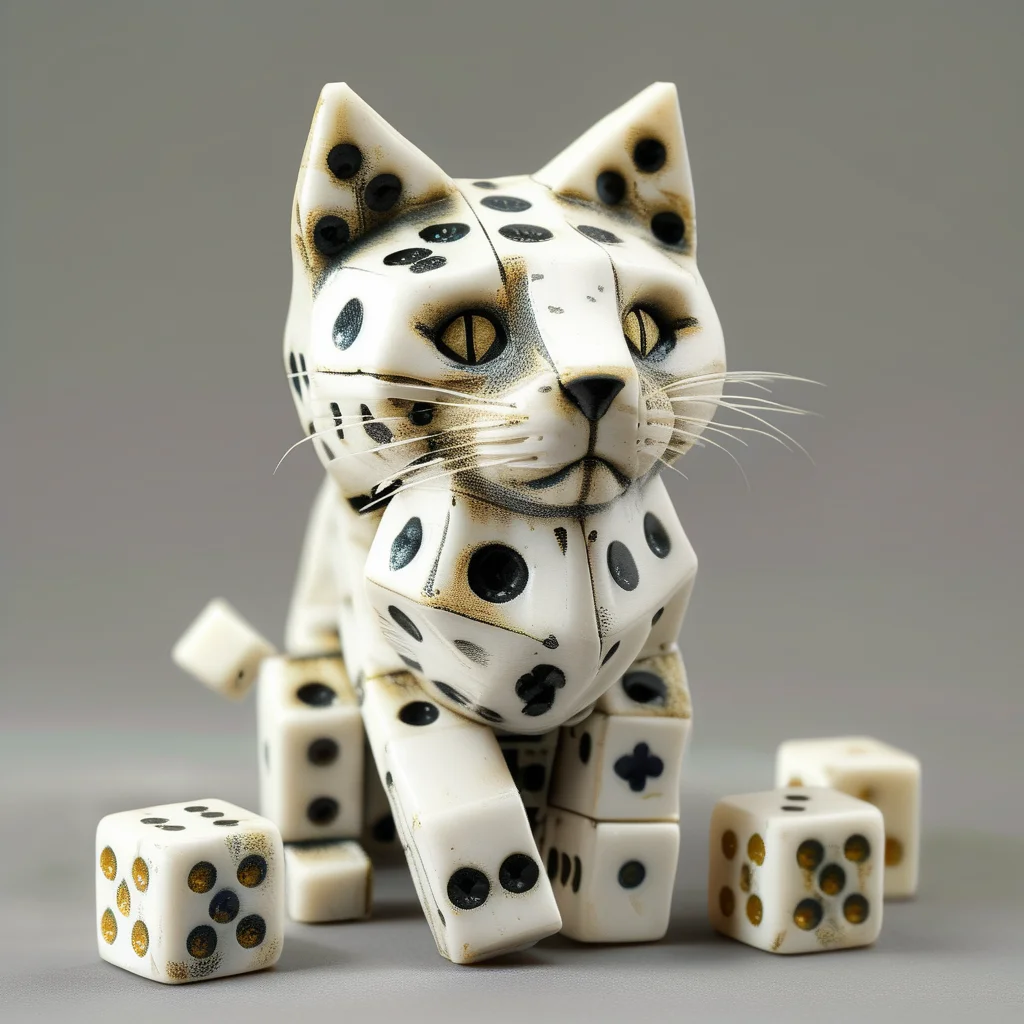 dice full body cat<lora:dice:1>