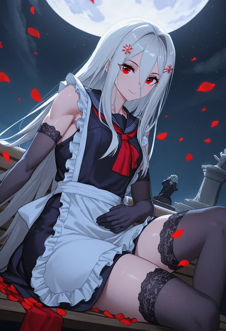 ultra-detailed,newest_style,cinematic_moonlight,atmospheric_perspective,
sysdeep_irisviel,platinum_hair(moonbeam_glow),crimson_eyes,toned_physique,
lace_maid_uniform(sailor_collar),asymmetrical_apron,elbow-length_gloves,
reclining_on_ice_sculpture_bench,frosted_rose_petals,celestial_map_projection,
luminous_skin_texture,holo_snowflake_hairpins,opal_jewelry,
moon_phase_pattern_stockings,gentle_wind_effect,cold_breath_mist  <lora:DetailedEyes_V3:1>