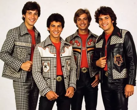 fashion lads of 1982 featuring Hispanic tween sensations Menudo