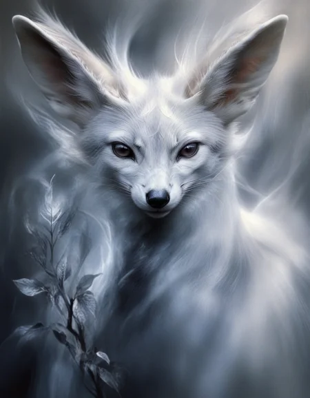 novuschroma style cute magical fantasy animal in wispy vapor <lora:102_novuschroma_1:1>