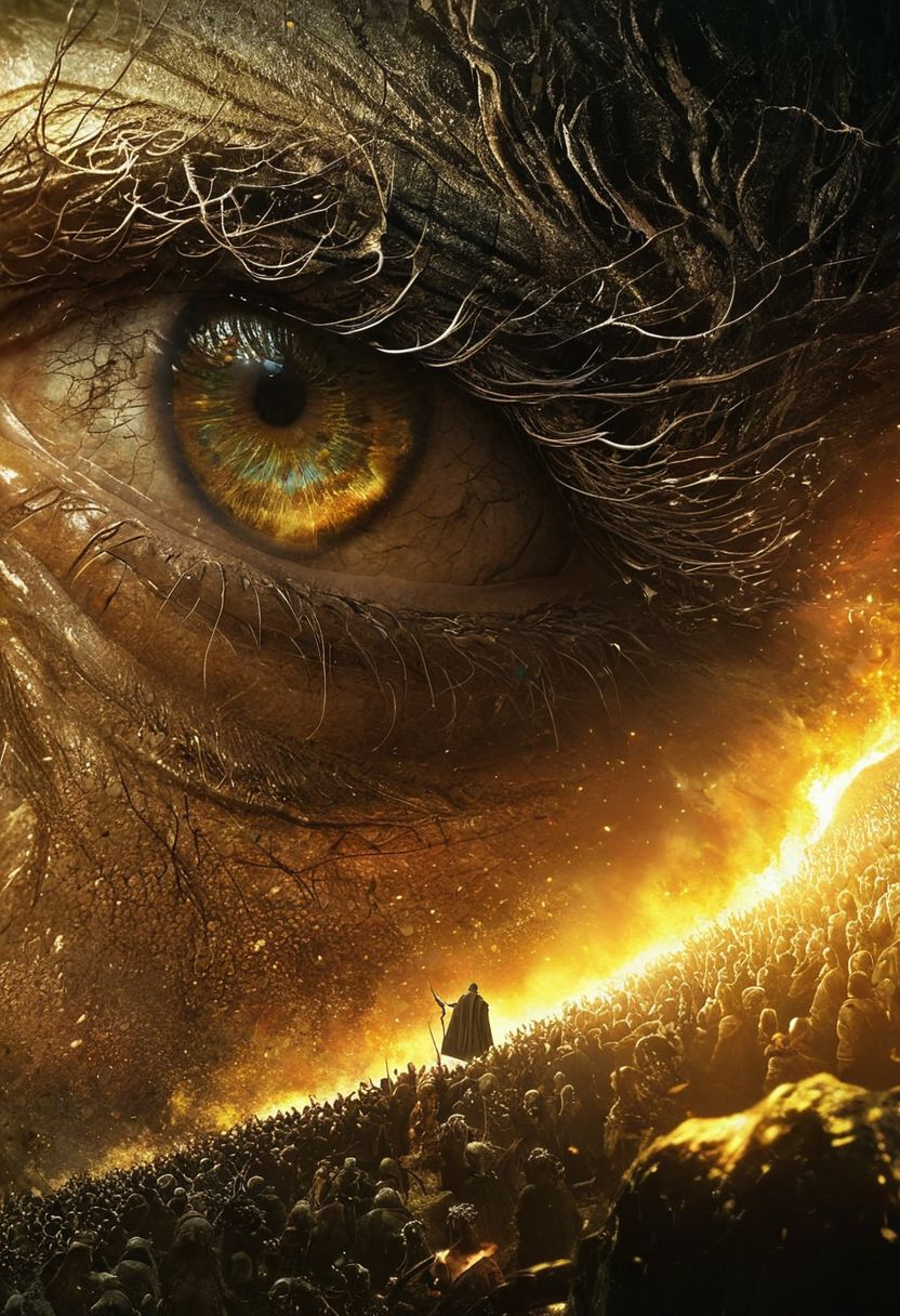 Completely The world of the Lord of the Rings, pure black, detailed, but the Lord of the Rings of life are rising, FastNegativeV2, ral-dissolve,  amazing quality, masterpiece, best quality, hyper detailed, ultra detailed, UHD, perfect anatomy,