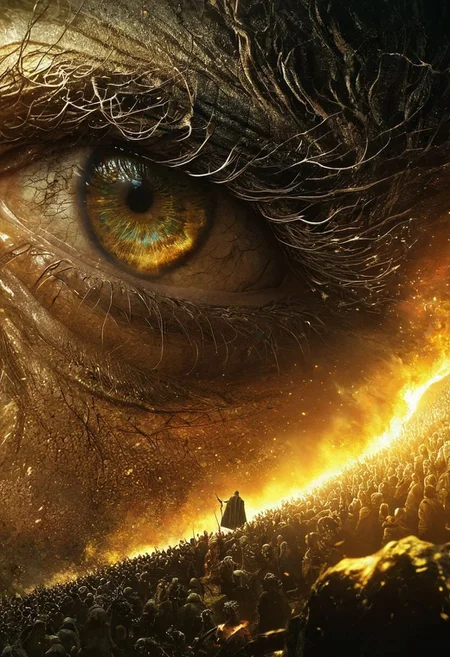 Completely The world of the Lord of the Rings, pure black, detailed, but the Lord of the Rings of life are rising, FastNegativeV2, ral-dissolve,  amazing quality, masterpiece, best quality, hyper detailed, ultra detailed, UHD, perfect anatomy,
