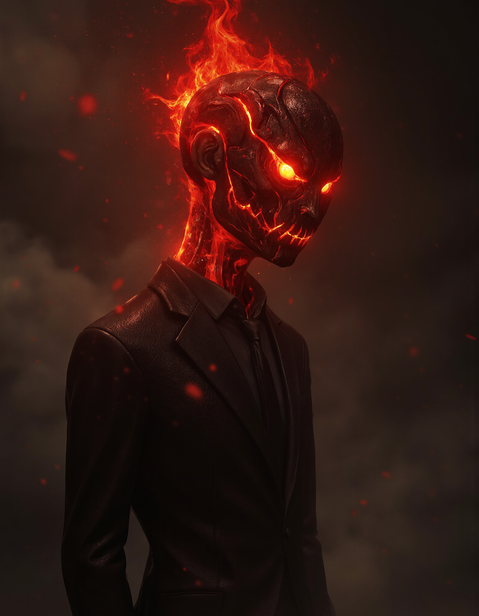 zavy-hdlsshrsmn, mysterious photoshoot of close-up view of headless figure with a glowing presence, photorealistic depiction, high quality cinematic shot