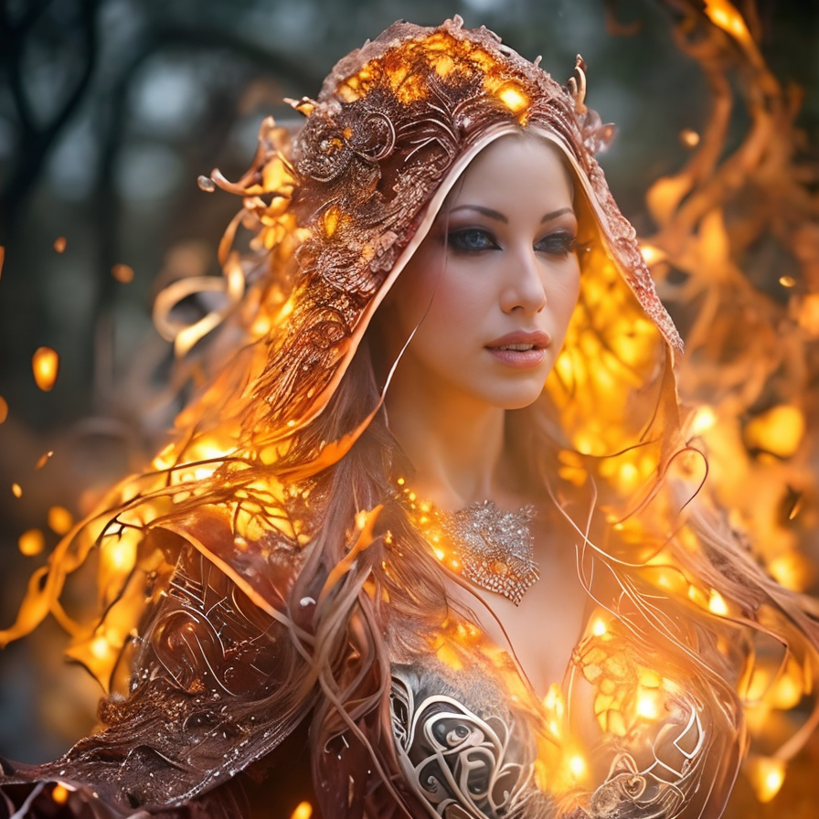 RAW photo, (masterpiece:1.3), subsurface scattering, heavy shadow, (high quality:1.4), (intricate, high detail:1.2), professional photography, HDR, High Dynamic Range, realistic, ultra realistic, photorealistic, high resolution, film photography, ambient lighting, atmospheric effects, <lora:detail_slider_v4:2>, OverallDetail, ,Gina,  <lora:Gina:1>, as a sorceress, wearing intricate and elaborate robes, casting a fire spell, castspell, <lora:CastSpell:0.8>, FanRo, <lora:FantasyRobes:0.7>, epiCPhoto