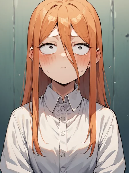 score_9, score_8_up, score_7_up, score_6_up, 1girl, ginger hair, long hair, <lora:shihakuganXLP2:0.7> shihakugan eyes, mob psycho eyes, blush,