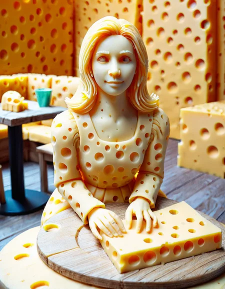 cheeselora, woman, sitting, restaurant