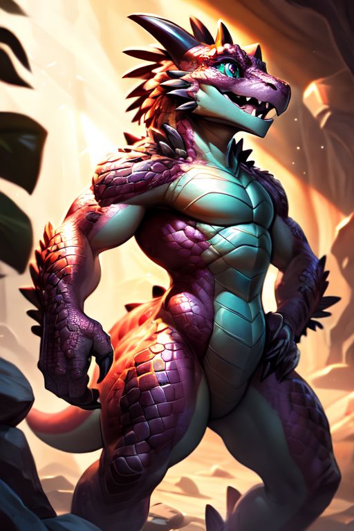 scalie, anthro, ((female)), ((kobold:1.3)), detailed pink scales, detailed scales, intricate scales, ((small breasts)), ((nude)), (detailed face), (detailed eyes:2), (big eyes:0.5), claws, open mouth, grin, (fangs:1.3), cute, young, muscular, athletic, elegant, beautiful, claws, (slit pupils), bright eyes, expressive eyes, (chubby:0.4), (plump:0.4), smiling, happy,  
((((head with thick long feathers)))), ((feathered arms, feathered legs)) covered in feathers, (chrome:0.2), shiny skin, (crystal:0.6), (mineral fauna:0.6), light beam, reflective,
sexy pose, dancing,
(saliva:0.5), (drooling:0.2),
<lora:dragon:0.1>,
<lora:addmoredetails:-0.2>,
<lora:Velociraptor_Dino:0.1>,
<lora:deathclaw:0.5>,
<lora:azt3ch:0.1>,
<lora:FurryCore:0.6>
<Lora:sailor_moon:1>
by darkgem, by thesecretcave, by silverfox5213, , 
noon, sunlight, 
on a beach, 
(ambient light on the body),
Ray tracing, dutch angle, concept art, highly detailed, (hi res), ((masterpiece)), ((best quality)) masterpiece, best quality, masterpiece, best quality, cinematic composition, (masterpiece, best quality, ultra realistic, 4k, (high detail:1.3), sharp focus,