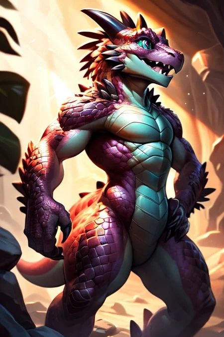 scalie, anthro, ((female)), ((kobold:1.3)), detailed pink scales, detailed scales, intricate scales, ((small breasts)), ((nude)), (detailed face), (detailed eyes:2), (big eyes:0.5), claws, open mouth, grin, (fangs:1.3), cute, young, muscular, athletic, elegant, beautiful, claws, (slit pupils), bright eyes, expressive eyes, (chubby:0.4), (plump:0.4), smiling, happy,  
((((head with thick long feathers)))), ((feathered arms, feathered legs)) covered in feathers, (chrome:0.2), shiny skin, (crystal:0.6), (mineral fauna:0.6), light beam, reflective,
sexy pose, dancing,
(saliva:0.5), (drooling:0.2),
<lora:dragon:0.1>,
<lora:addmoredetails:-0.2>,
<lora:Velociraptor_Dino:0.1>,
<lora:deathclaw:0.5>,
<lora:azt3ch:0.1>,
<lora:FurryCore:0.6>
<Lora:sailor_moon:1>
by darkgem, by thesecretcave, by silverfox5213, , 
noon, sunlight, 
on a beach, 
(ambient light on the body),
Ray tracing, dutch angle, concept art, highly detailed, (hi res), ((masterpiece)), ((best quality)) masterpiece, best quality, masterpiece, best quality, cinematic composition, (masterpiece, best quality, ultra realistic, 4k, (high detail:1.3), sharp focus,