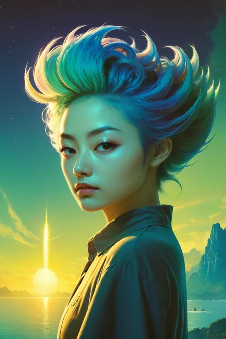 (by Duy Huynh and James Gilleard :1.20), (by Olga Skomorokhova and Art Frahm and Phil Jimenez 0.80), lustrous, alchemical, heroic, digital oil pastel on canvas<lora:oil_pastel:1.00> of a kodak motion picture film <lora:kodak:1.00> <lora:more_art:0.30><lora:clothing_slider:2.00><lora:great_lighting:1.30><lora:aesthetic:1.15><lora:photorealistic_portrait:1.25><lora:RMSDXL_Enhance:0.45><lora:RMSDXL_Creative:0.35><lora:RMSDXL_Photo:0.45><lora:RMSDXL_Darkness_Cinema:0.50><lora:XDetail_heavy:0.45><lora:perfect_eyes:0.15><lora:perfect_hands:0.15><lora:midjourney:-0.15><lora:looking_at_viewer:0.75><lora:dpo:0.25>