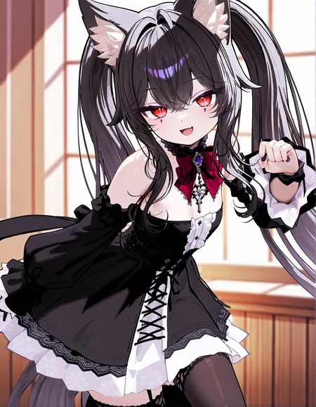 masterpiece, perfect quality, best quality, absolutely eye-catching, absurdres, highres, newest, <lora:kalluuchanillustriousXL:1>, 1girl, kalluuchan,