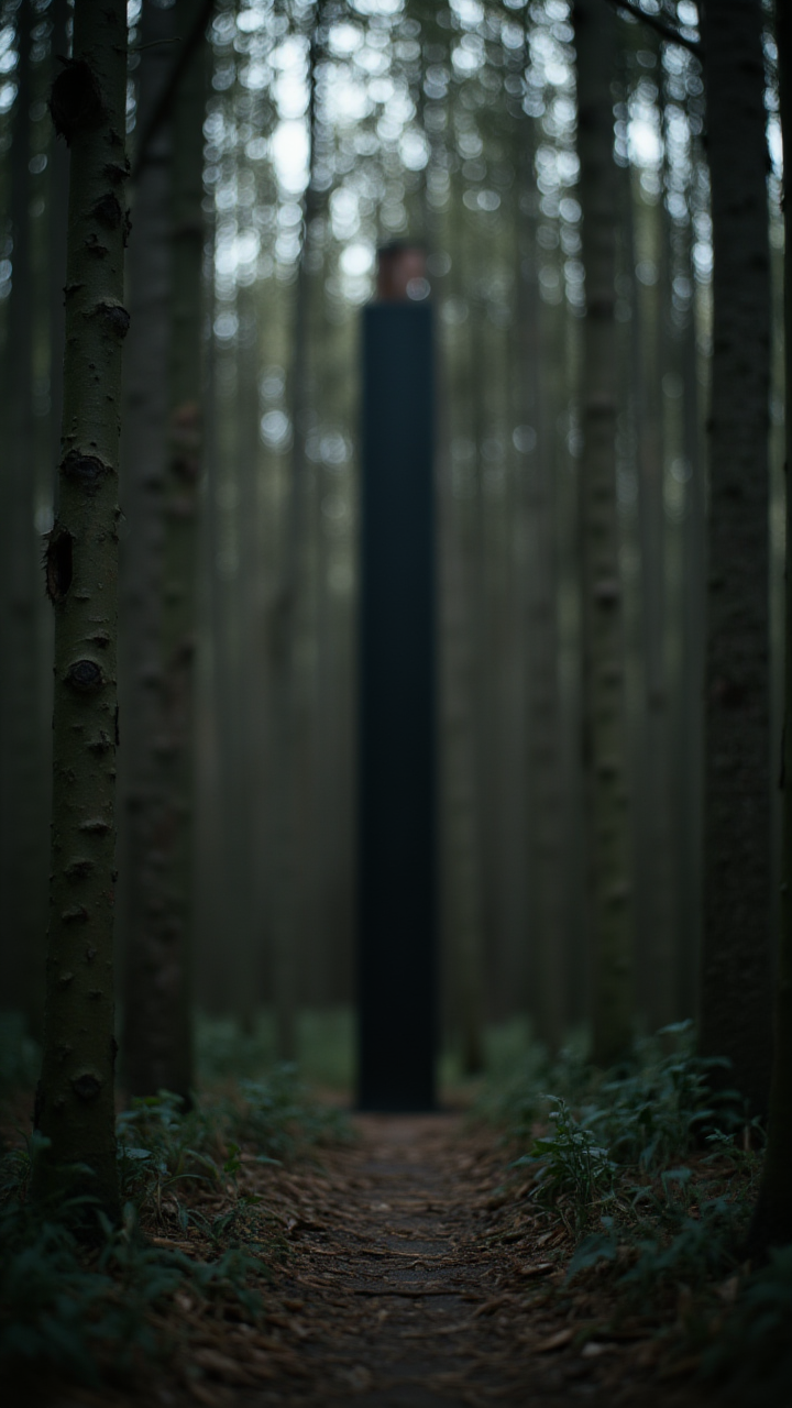 photograph, Full length frame of a Wily Monolith, Suprematism, sharp, focussed, Sony A7, Depth of woods 270mm, photorealism, bokehmachine