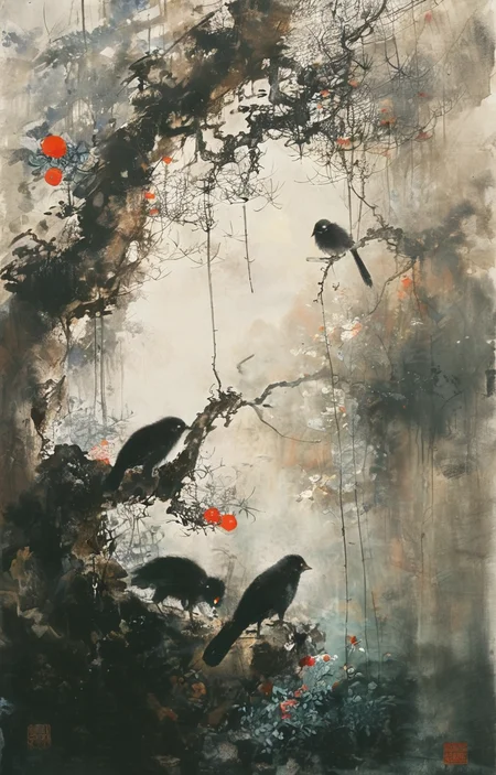 masterpiece,best quality,<lora:tbh171-sdxl:0.9>,illustration,Fu Baoshi,