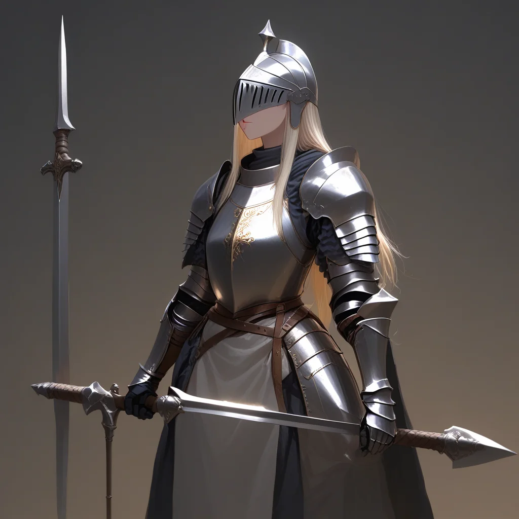 weapon, medieval, female knight