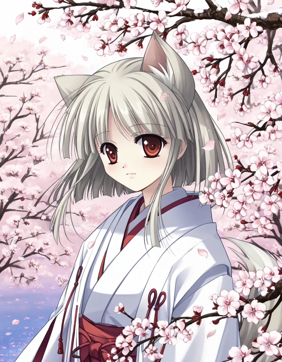 <lora:natsusamaXL_pony_3:0.7> score_9, masterpiece, best quality, 1girl, solo,
natsu-sama, tail, japanese clothes, portrait, 
looking at viewer, spring, cherry blossoms, petals,