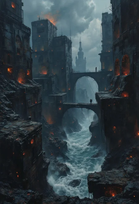 d1eselc0re,
high-contrast palette, highly detailed, cinematic, modern art, high-contrast palette, timeless feeling, cinematic quality ||
The Great Flood