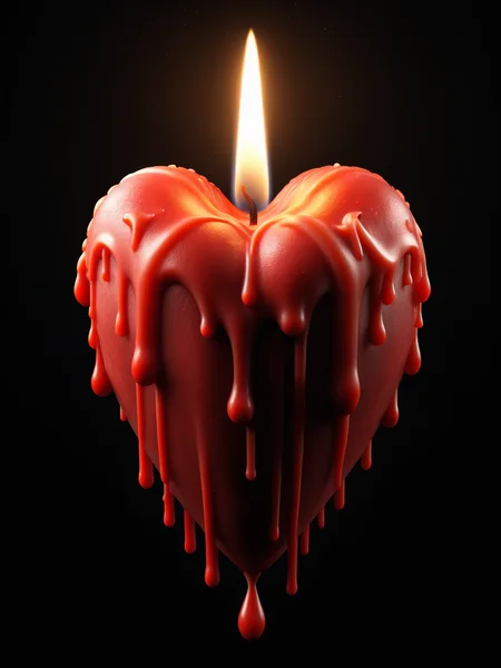 red mad-candle heart<lora:Candles_SDXL:0.6> black background, (masterpiece:1.2), best quality, (hyperdetailed, highest detailed:1.2), high resolution textures
