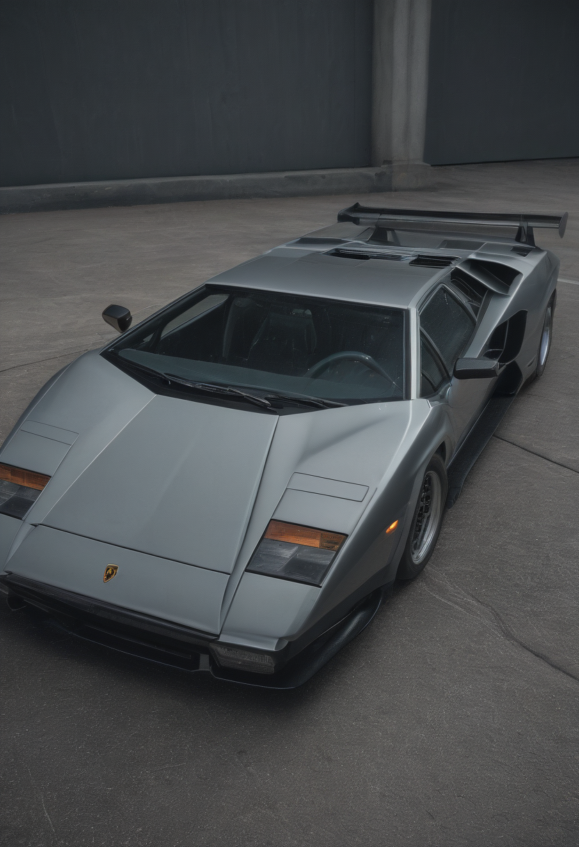 Hyperrealistic art lamborghini countach,<lora:CHV-Zoom:1>,Cornelisz Hendriksz Vroom vehicle,car,vfx [1],rugged details [2], . Extremely high-resolution details, photographic, realism pushed to extreme, fine texture, incredibly lifelike