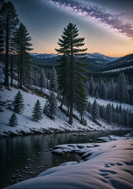 professional scenery art, nature landscape, forest and valley, middle day, winter, 
<lora:PAseer-SD15-LCM Quick:0.8>, <lora:add_detail:0.3>, <lora:detail_slider_v4:0.5>, <lora:Citadel Spices:0.3>