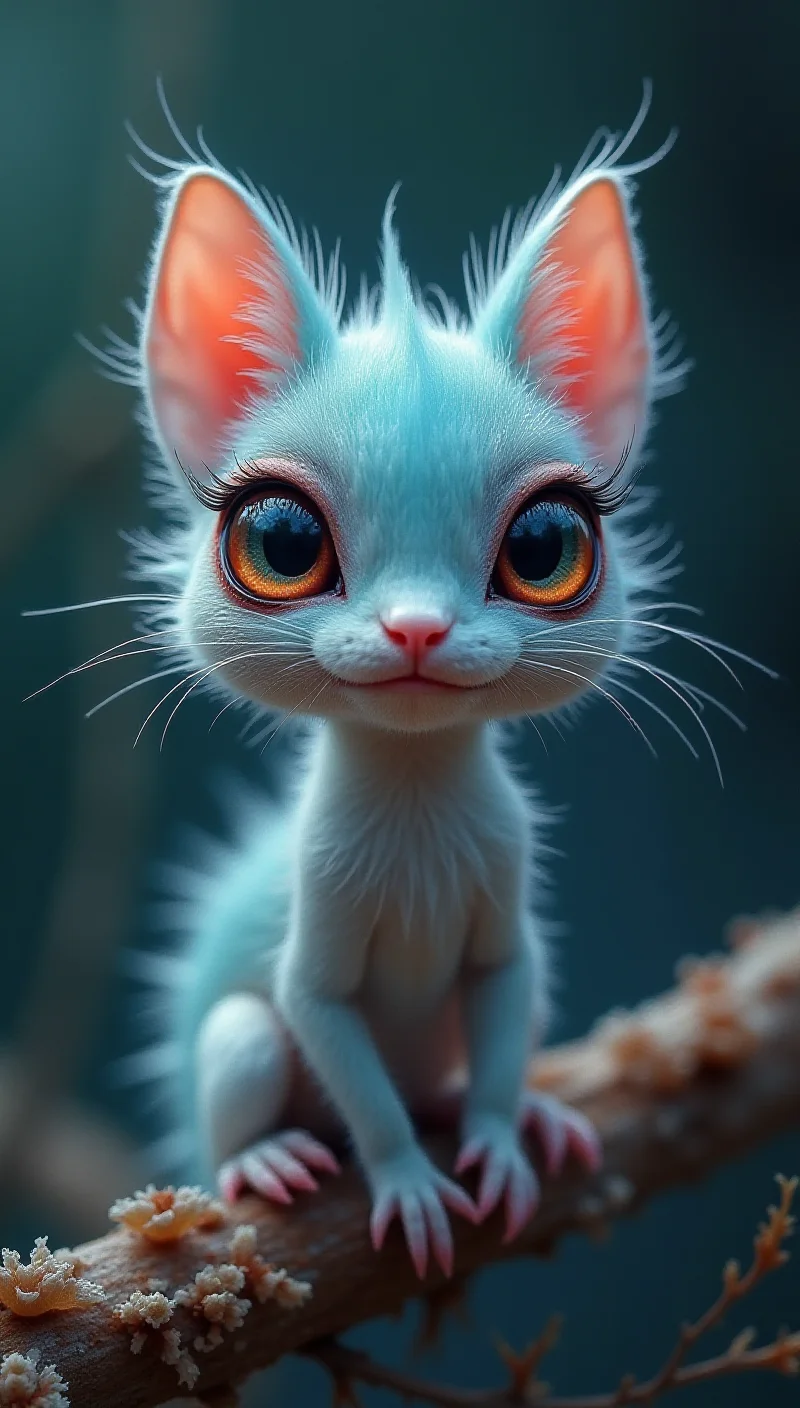 hybrid,(zoomorphism Style:1.4), cute,   ultra detailed macro photography by miki asai, wildlife photography, expressive translucent eyes, a diminutive animal, a housed mystical stunning Zoomorphic creature,  soft lighting, breathtaking, highly detailed, award-winning, (Zoomorphic fusion creature:1.3),  cinematic still shot,  kodachrome, uhd, canon eos