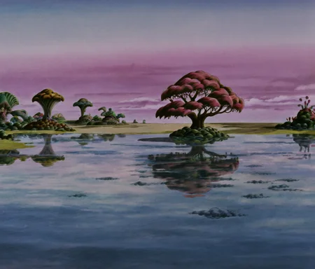masterpiece,high resolution,8k,
fantasticplanet,scenery,landscpae,water,cloud,tree,plants,
,<lora:fantasticplanet-xl:0.8>,