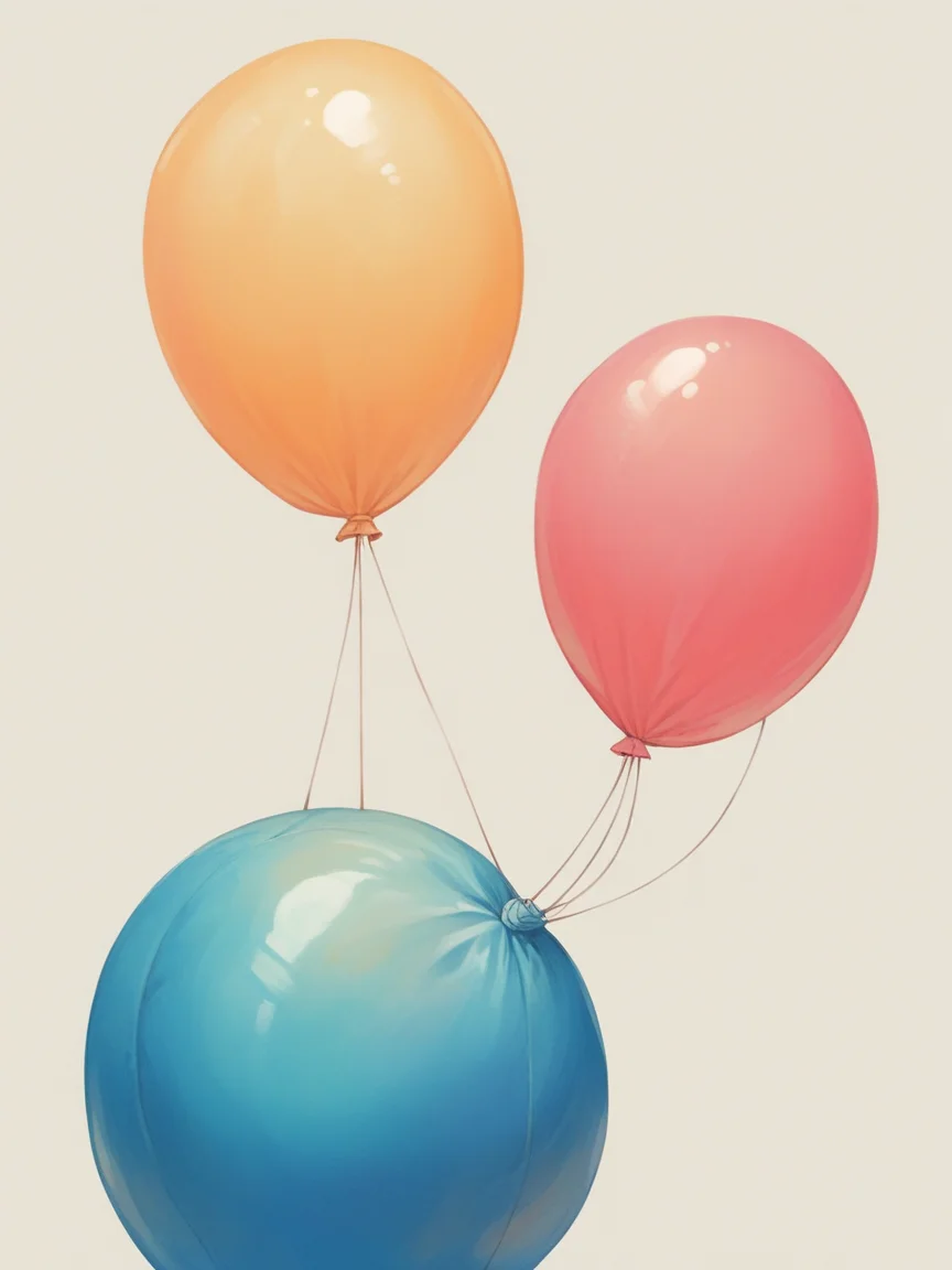 score_9, score_8_up, score_7_up, score_6_up, score_5_up, score_4_up, 1 <lora:J0yc3L33XLP:1> j0yc3l33, breast balloon, white background,