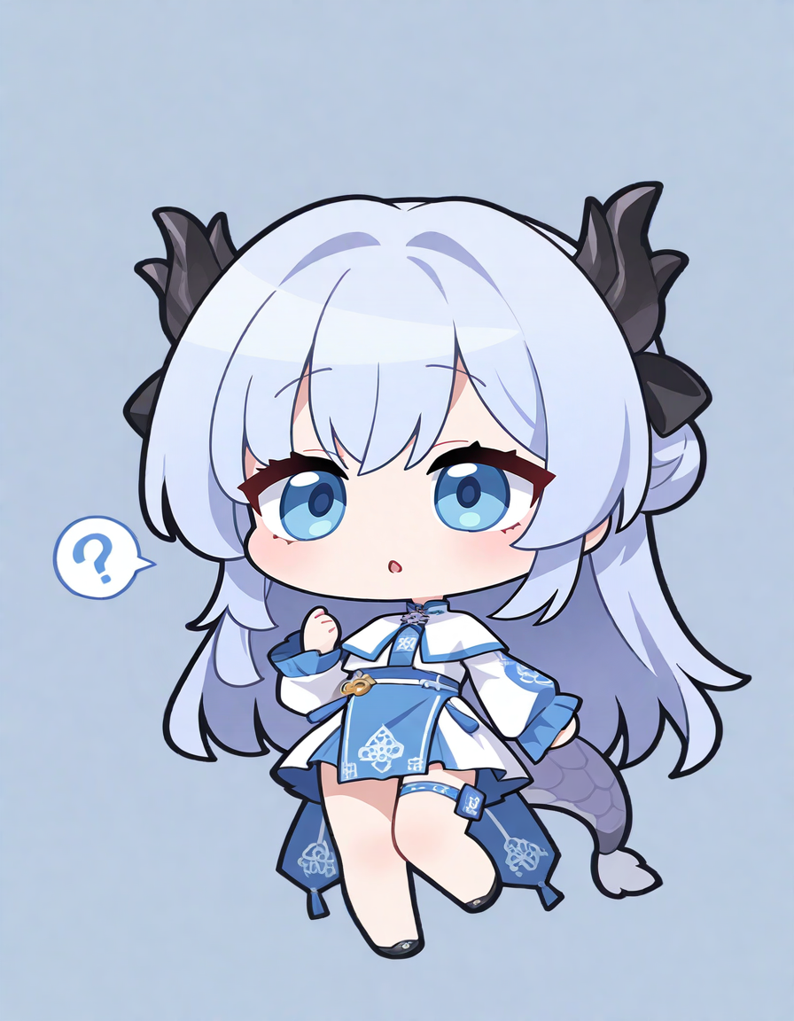 longwu, longwu\\(xinchun\\), chibi, very awa, masterpiece, best quality, amazing quality, absurd res, hi res, highres, <lora:ER_SD:1> <lora:longwu:1>
