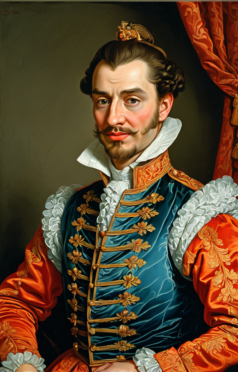 masterpiece,best quality,<lora:tbh50-sdxl:0.6>,illustration, portrait of noble man
