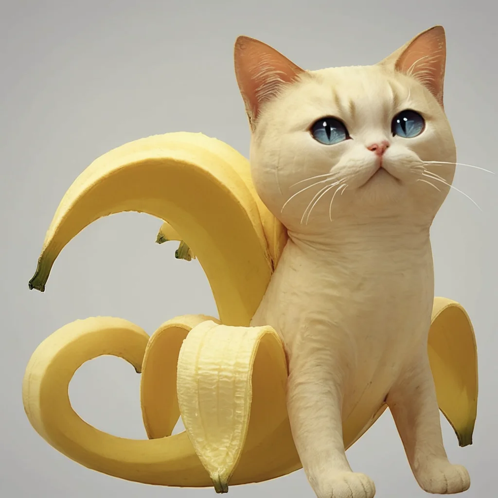 score_9, score_8_up, score_7_up,
<lora:plant_animals-7:0.8>,
plant_animal,
banana ,cat head
