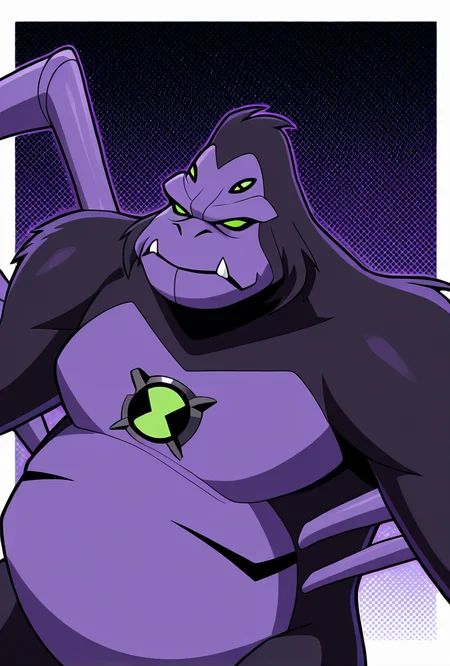 <lora:ultspidmon-10:1> ultspidmon, no humans, solo, fangs, monster, extra eyes, green eyes, pokemon (creature), arthropod limbs, purple face,, masterpiece, best quality, amazing quality, very aesthetic, absurdres, newest,, upper body, halftone effect, white borders, abstract background:1.2,