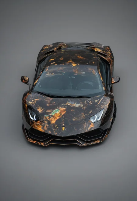 Abstract style bold lamborghini style,<lora:CHV-Zoom-000005:1>,Cornelisz Hendriksz Vroom vehicle,car, . Non-representational, colors and shapes, expression of feelings, imaginative, highly detailed