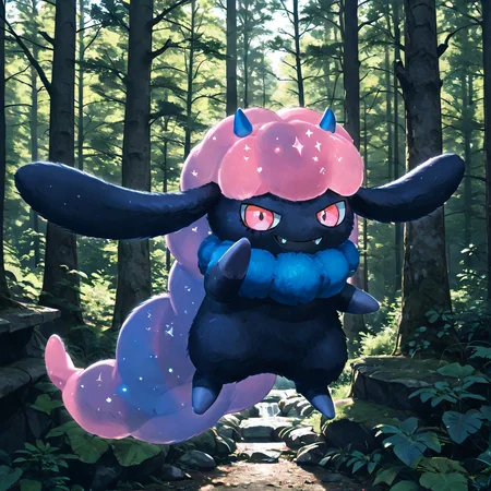 score 9, score 8 up, score 7 up, score 6 up, score 5 up, score 4 up, source anime, BREAK furry, daedream , smile, forest, floating,
<lora:pony_daedream_2:1>