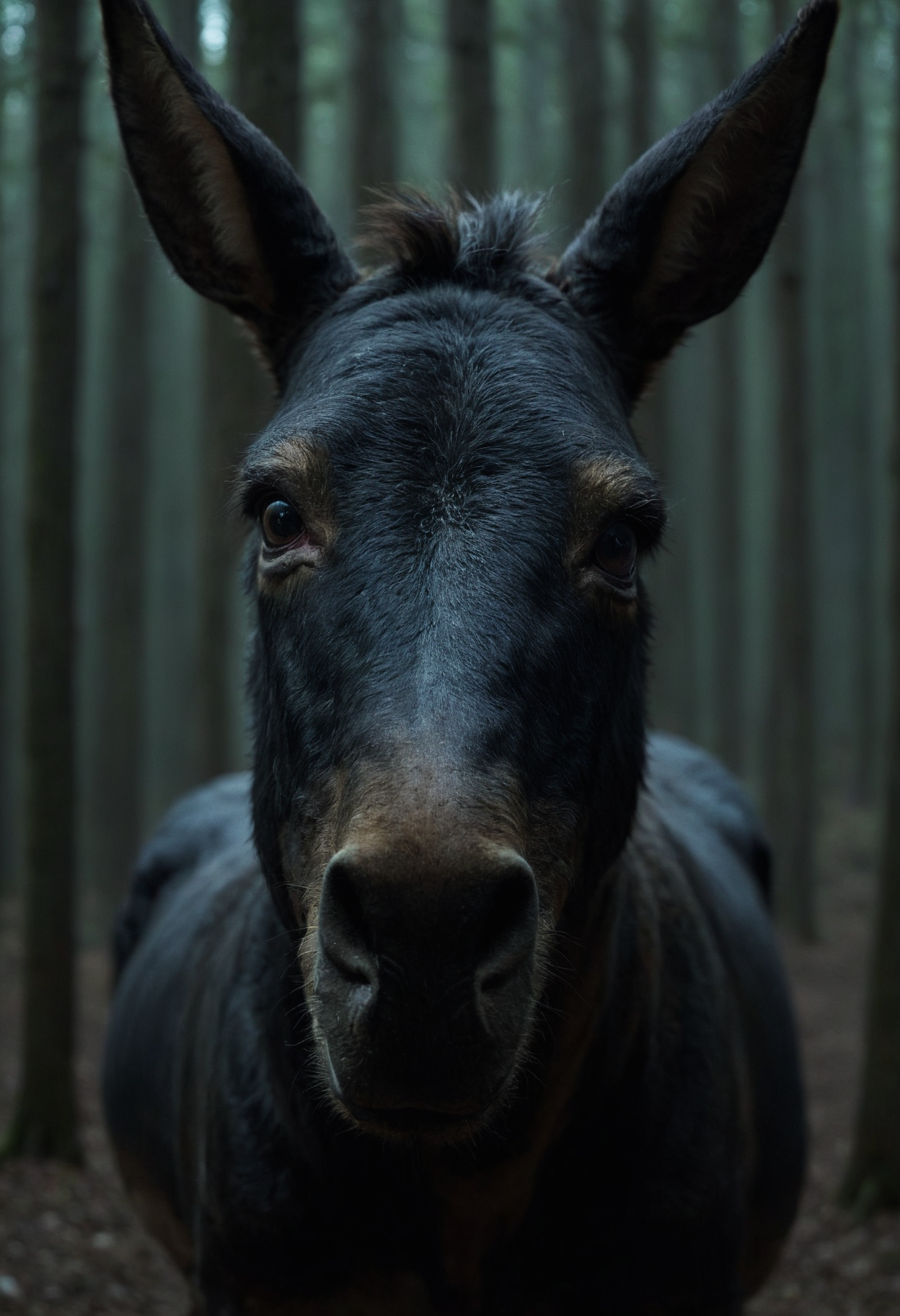 Pure Mule, Bokeh, Disgusting, F/1.8, (art by Denis Sarazhin:0.7), digital cinematic color grading natural lighting cool shadows warm highlights soft focus actor directed cinematography dolbyvision  Naoko Takeuchi and by Antoni Pitxot and by Sandrine Hermand-grisel, a look of terror scared horrified