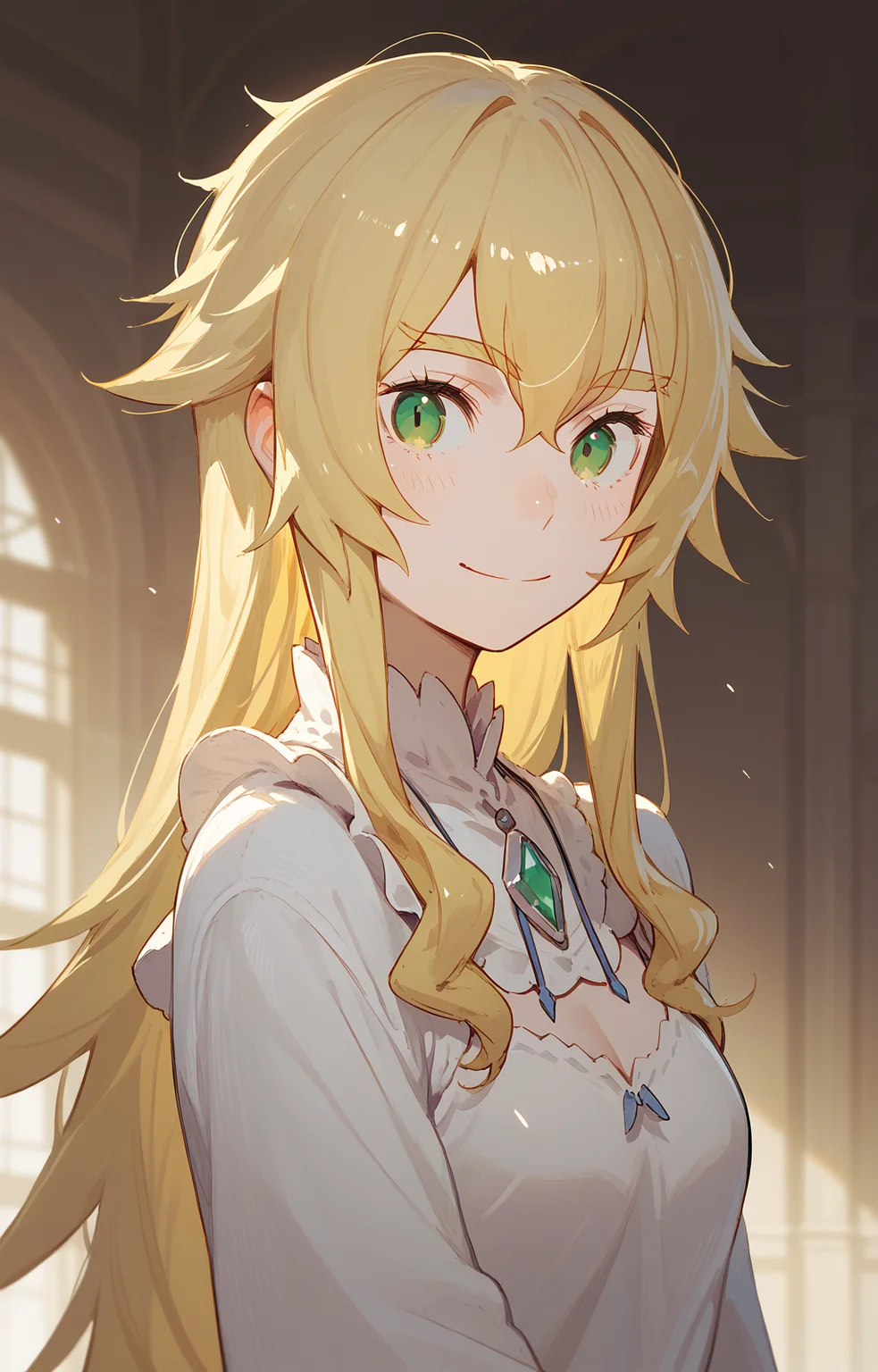 <lora:Frederica_Baumann_ReZero:1>, blonde hair, long hair, green eyes, frederica, smile, (score_9,score_8_up,score_7_up)